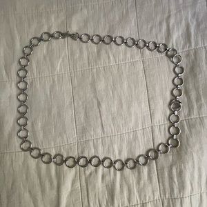 Brandy Melville silver chain belt